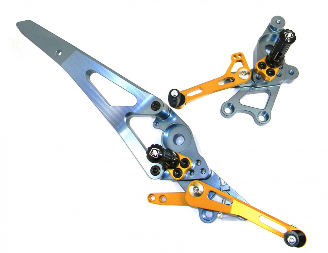 PRNHM01 Adjustable rearsets, Rider, DUCATI, Hypermotard Adjustable