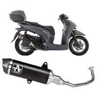 Arrow URBAN Dark Aluminium Full System Exhaust for Honda SH / Forza / ADV 350 2025-2026