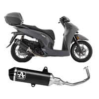 Arrow URBAN Dark Aluminium / Dark Steel Full System Exhaust for Honda SH / Forza / ADV 350 2025-2026
