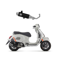 Arrow Approved Full System Exhaust with URBAN Aluminium "Dark" end cap and stainless steel tip for Piaggio Vespa Gts 310 2024