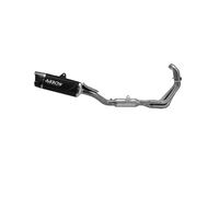 Arrow Indy-Race EVO Dark Aluminium Carbon End Cap Full System Exhaust for Yamaha Tracer 9 2025-2026
