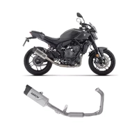 Arrow Indy-Race Titanium / Stainless Steel Exhaust Headers / Carbon End Cap Full System Exhaust for Yamaha MT-07 2025-2026