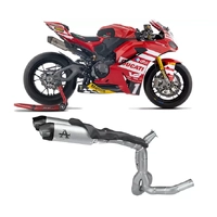Arrow COMPETITION ROUND-SIL TWIN Titanium Semi-Complete Exhaust for Ducati Panigale V2 / V2S 2025-2026