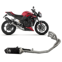 Triumph Street Triple 765 Rs 2023 > 2024 Complete System Arrow Veloce Dark Aluminium Euro5