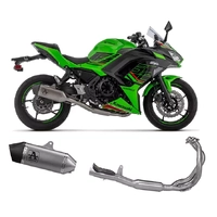 Arrow Titanium Full System Exhaust Veloce + Exhaust Headers for Kawasaki Ninja 650 / Z650 2024-2026