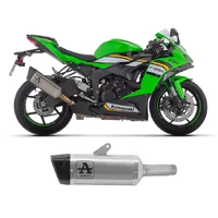 Arrow PISTA Titanium Exhaust Muffler for Kawasaki ZX-6R 636 2024-2026