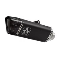 Arrow PISTA Titanium "Dark" Exhaust Muffler for Kawasaki ZX-6R 636 2024-2026