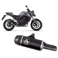 Arrow Indy Race in Dark E5 Aluminium Exhaust Muffler for Honda Cb 750 Hornet 2023-2024