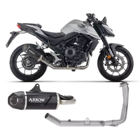 Arrow Indy Race EVO in Dark Aluminium Full System Exhaust for Honda Cb 750 Hornet 2025-2026
