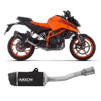 Arrow Indy Race EVO Dark Aluminium Exhaust Muffler for KTM Duke 125 2024