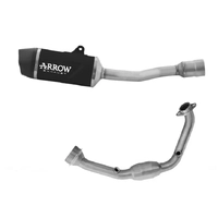 Arrow Indy Race EVO Dark Aluminium Full System Exhaust for KTM 125 Duke 2024
