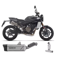 Arrow Exhaust Muffler + Central Link Pipe Arrow Indy Race EVO Titanium for Husqvarna Svartpilen 801 2024-2026