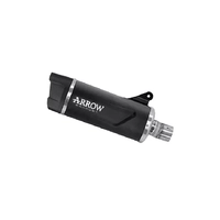 Arrow Approved Dark Aluminium-Carby End Cap Exhaust Muffler Indy Race EVO for Yamaha MT-10 2022-2024