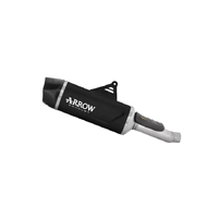 Arrow Indy Race EVO Aluminium Dark carbon end cap Exhaust Muffler for Honda CBR 500 R 2024