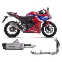 Arrow Indy Race EVO titanium Carbon End Cap Full System Exhaust for Honda CBR 500 R 2024