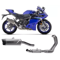 Arrow Titanium-Carby End Cap Full System Exhaust Indy Race EVO + Exhaust Headers for Yamaha YZF R9 2025-2026