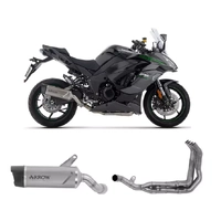 Arrow Indy-Race Titanium / Stainless Steel Exhaust Headers / Carbon End Cap Full System Exhaust for Kawasaki Ninja 1100 SX 2025-2026