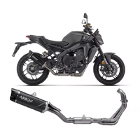 Arrow Approved Full System Exhaust Arrow Indy Race EVO Dark Aluminium Carbon End Cap for Yamaha MT-09 / SP 2024-2026