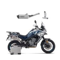 Arrow Race-Tech Titanium Carbon End Cap Full System Exhaust for CFMoto 800 Mt 2025-2026