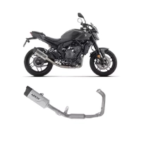 Arrow Indy-Race EVO Titanium / Stainless Steel Exhaust Headers / Carbon End Cap Full System Exhaust for Yamaha MT-07 2025-2026