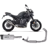 Arrow Titanium-Carby End Cap Full System Exhaust Indy Race EVO + Exhaust Headers for Yamaha MT-07 2025-2026