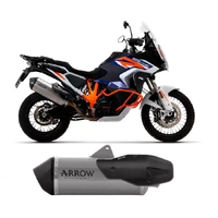 Arrow Titanium-Carby End Cap Exhaust Muffler Sonora for KTM 1290 / 1390 Super Adventure S / R