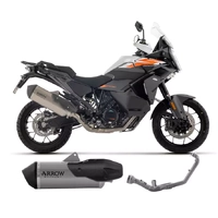 Arrow Sonora Titanium Full System Exhaust with Carbon End Cap for KTM 1390 Super Adventure S / R 2025-2026