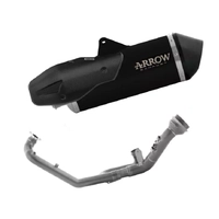 Arrow Sonora Nichrom Dark Full System Exhaust with Carbon End Cap for KTM 1390 Super Adventure S / R 2025-2026