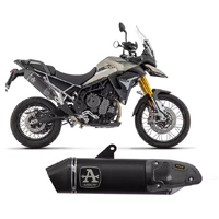 Arrow Dark Aluminium Exhaust Muffler Veloce for Triumph Tiger 850 2020-2024