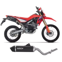 Arrow Aluminio Dark Exhaust Muffler ICON for Honda Crf 300 L 2025-2026