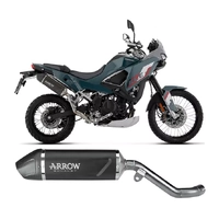 Arrow Indy Race EVO Dark Aluminium Exhaust Muffler High Version for Kawasaki Kle 500 2026