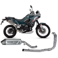 Arrow Indy Race EVO Titanium Full System Exhaust High Version for Kawasaki Kle 500 2026