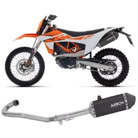 Arrow EXPLORER Dark Aluminium Full System Exhaust for KTM 690 Enduro R / SMC-R 2025-2026