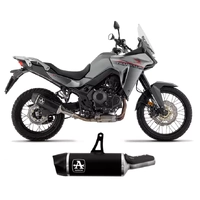Arrow Indy Race Black Aluminium Exhaust Muffler for Honda XL 750 Transalp 2023-2024