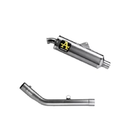 Arrow Titanium Exhaust Muffler Indy Race + Stainless Steel Central Link Pipe for Kove 450 Rally