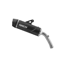 Arrow Indy Race EVO Aluminium Dark carbon end cap Exhaust Muffler for Voge Valico 900 DSX 2024-2026