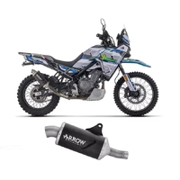 Arrow Indy Race EVO Aluminium Dark Stainless Steel end cap Exhaust Muffler for CFMoto 450 Mt 2024