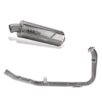 Arrow Indy Race EVO titanium Stainless Steel End Cap Full System Exhaust for CFMoto 450 Mt 2024