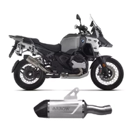 Arrow Indy Race EVO Carbon End Cap Titanium Exhaust Muffler for BMW R 1300 GS Adventure 2023-2024