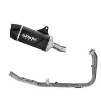 Arrow Indy Race EVO Dark Aluminium Full System Exhaust for CFMoto 450 Mt 2025-2026