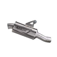 Arrow Indy Race EVO Titanium Exhaust Muffler Steel End Cap for CFMoto 450 Mt 2025-2026