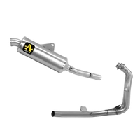 Arrow Indy-Race Aluminium Steel End Cap Full System Exhaust for Yamaha Tenere 700 2025-2026