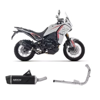 Arrow Indy Race EVO Aluminium Slip-On + Exhaust Headers Not Road Legal for Moto Morini X-CAPE 700 2025-2026
