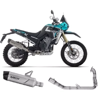 Arrow Titanium-Carby End Cap Full System Exhaust Indy Race EVO for Kove 800X Pro / Rally