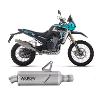 Arrow Approved Titanium-Stainless Steel End Cap Exhaust Muffler Indy Race EVO for Kove 800X Pro / Rally