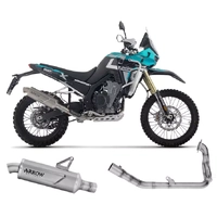 Arrow Titanium-Stainless Steel End Cap Full System Exhaust Indy Race EVO for Kove 800X Pro / Rally