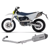 Arrow EXPLORER Full System Exhaust in Titanium for Husqvarna 701 Enduro / Supermoto 2026