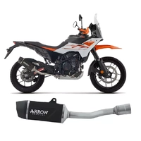 Arrow Indy Race EVO Dark Aluminium Exhaust for KTM 390 Adventure R / X 2025-2026