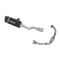 Arrow Indy Race EVO Exhaust in Dark Aluminium with Carby End Cap + Central Pipe for KTM 125 Enduro R / SMC-R 2025-2026