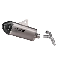 Arrow EXPLORER Titanium Exhaust with Carby Endcap + Central Link for Suzuki Dr-Z4S 2025-2026